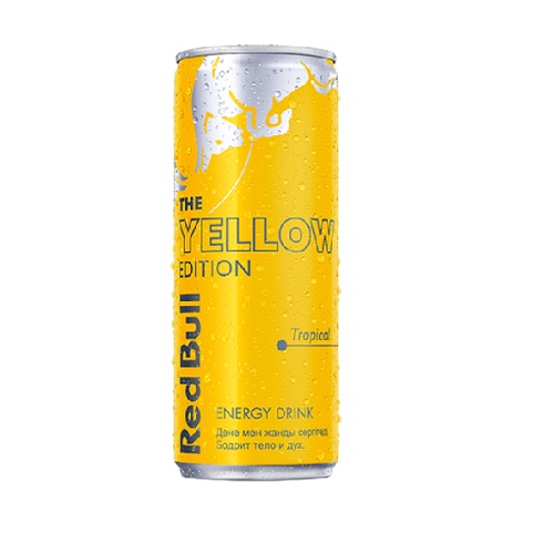 Red Bull Yellow Edition энергетический напиток, 250 мл